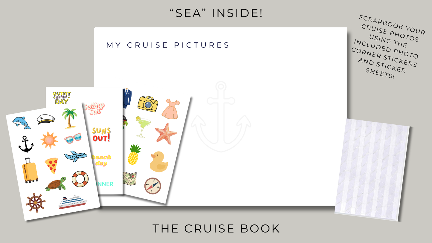 The Cruise Book | The Cruise Travel Book To Document Your Travels | PREORDER